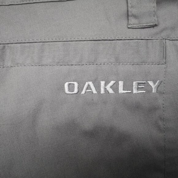 Oakley Men's Size 34 Waist Grey Lightweight Zipper & Button Closure Pants - Picture 10 of 14